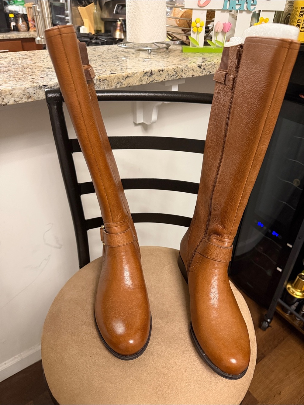 Naturalizer Tall Over-the-Knee Boots in Cognac